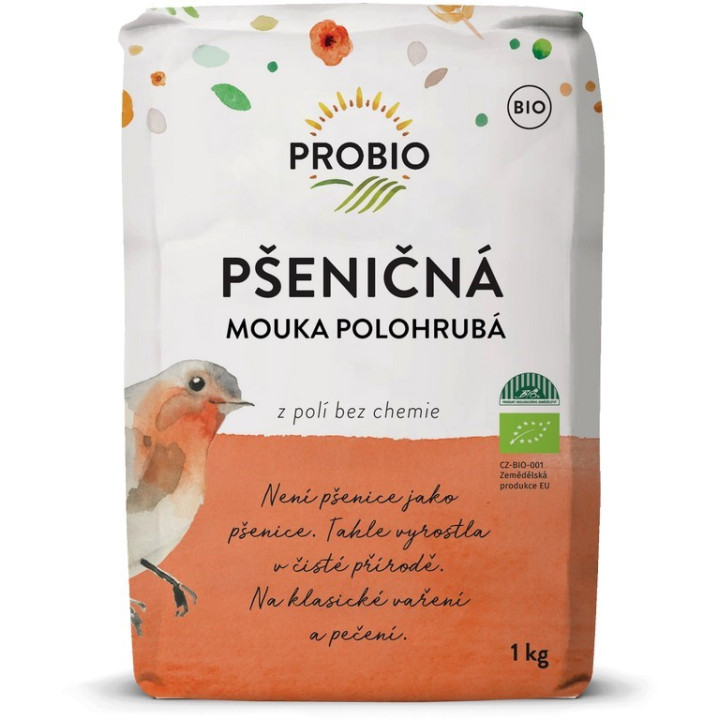 Mąka Pszenna Krupczatka Typ 450 BIO 1 kg - Probio - Ekochatka