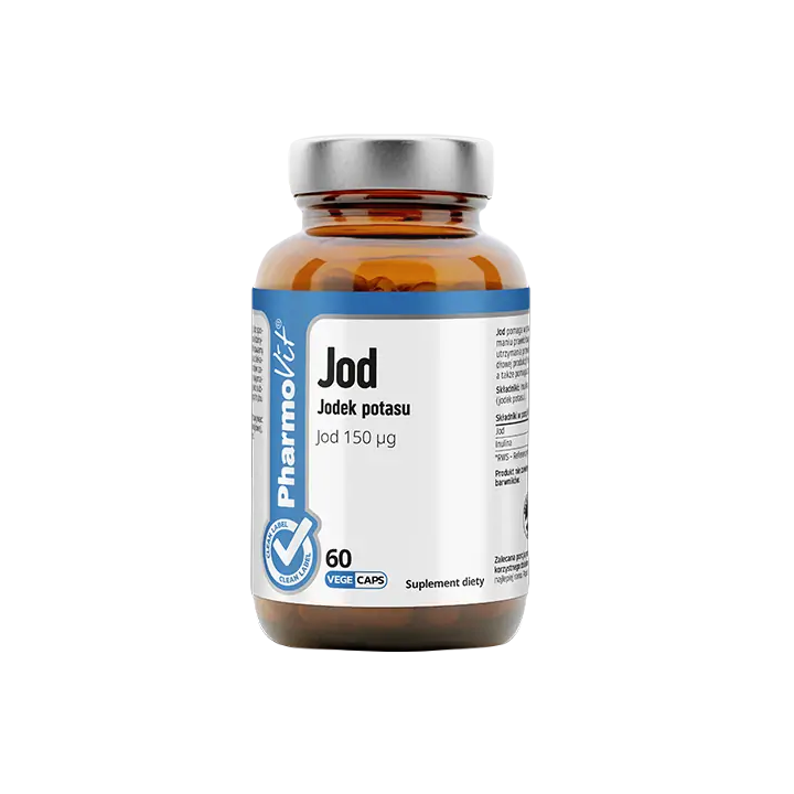 Jodek Potasu 150 µg Bezglutenowy 60 Kapsułek - Pharmovit - Ekochatka
