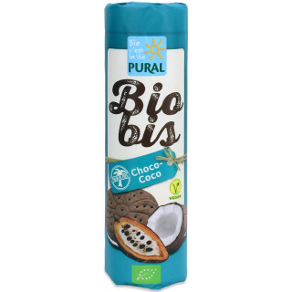 Ciastka Markizy Kakaowe z Kremem Kokosowym BIO 300 g - Pural - Ekochat