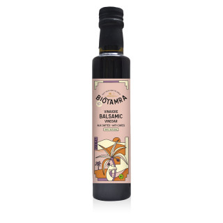 Ocet Balsamiczny Daktylowy bez Dodatku Cukrów BIO 250 ml - Biotamra - 