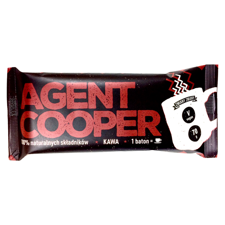 Baton Kawowy Agent Cooper Bezglutenowy 70 g - Zmiany Zmiany - Ekochatk
