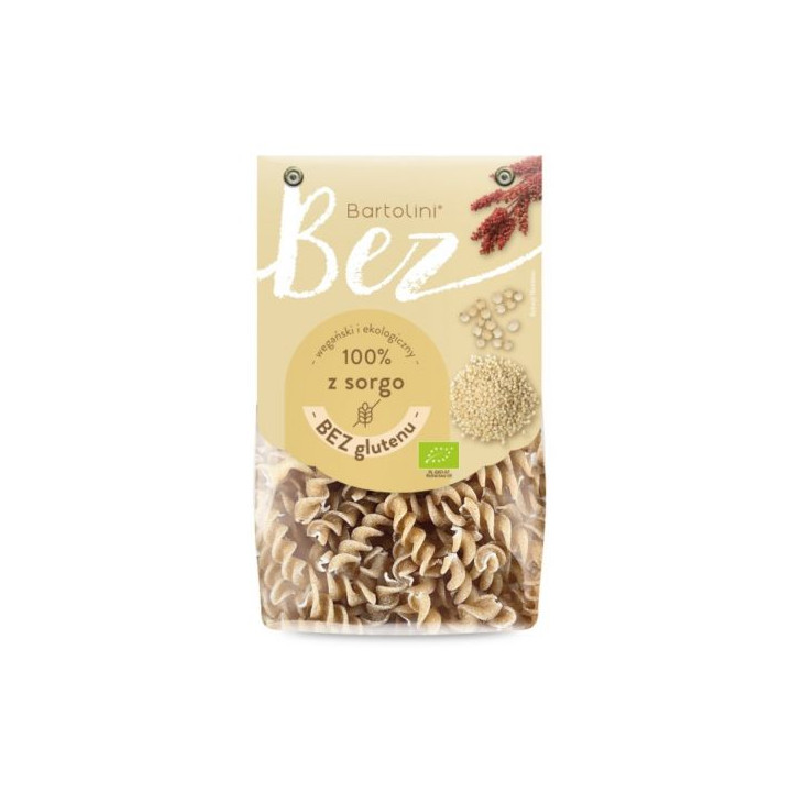 Makaron Świderki z Sorgo Bezglutenowy BIO 250 g - Bartolini - Ekochatk