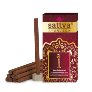 Kadzidełka Sandałowe Słupkowe Indyjskie 10 szt. 20 g - Sattva - Ekocha