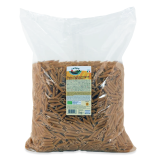 Makaron Penne Razowy Pełnoziarnisty BIO 5 kg - Horeca Bio - Ekochatka