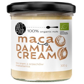 Krem z Orzechów Macadamia Prażonych 100% BIO 300 g - Diet-Food - Ekoch