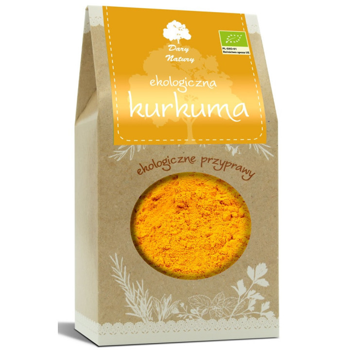 Kurkuma BIO 200g | DARY NATURY - przyprawy i zioła - Ekochatka