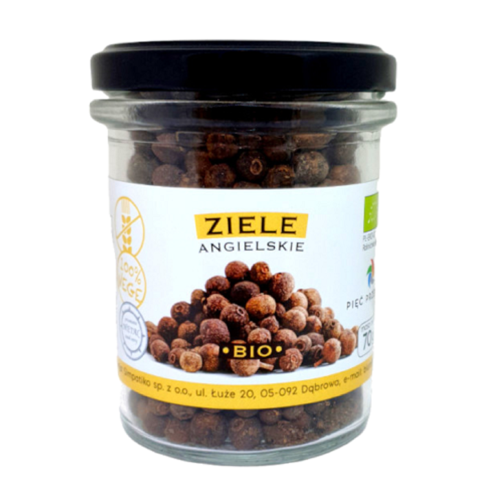 Ziele Angielskie Bezglutenowe BIO 70 g - Pięć Przemian - Ekochatka