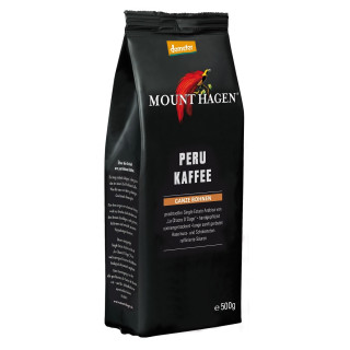 Kawa Ziarnista Arabica 100% Peru BIO 500 g - Mount Hagen - Ekochatka