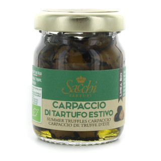 Carpaccio z Czarnej Trufli Letniej BIO 50 g - Sacchi Tartufi - Ekochat