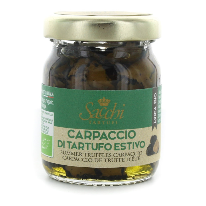 Carpaccio z Czarnej Trufli Letniej BIO 50 g - Sacchi Tartufi - Ekochat