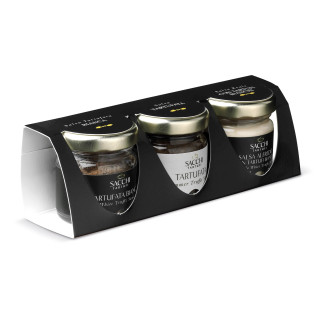 Zestaw Sosów Truflowych Trio 3 x 30 g - Sacchi Tartufi - Ekochatka