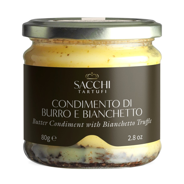 Masło Truflowe Klarowane z Serem Grana Padano 80 g - Sacchi Tartufi - 