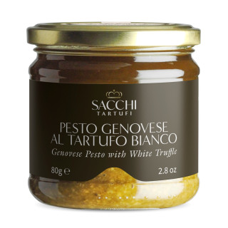 Pesto Genovese z Białą Truflą 80 g - Sacchi Tartufi - Ekochatka
