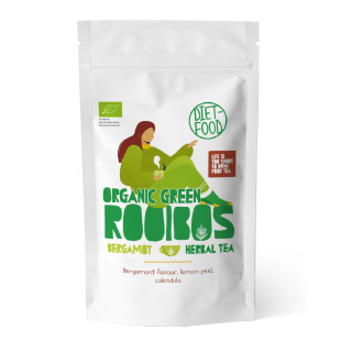 Herbatka Rooibos Zielony z Bergamotką BIO 100 g - Diet-Food - Ekochatk