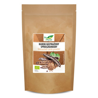 Karob Nieprażony Sproszkowany BIO 400 g - Bio Planet - Ekochatka