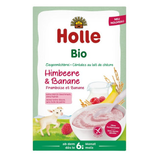 Kaszka Ryżowa Mleczna Malinowo-Bananowa Bezglutenowa BIO 200 g - Holle