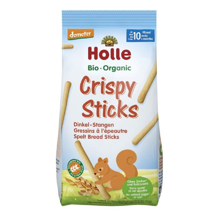 Paluszki Chlebowe Orkiszowe od 10 Miesiąca BIO 80 g - Holle - Ekochatk