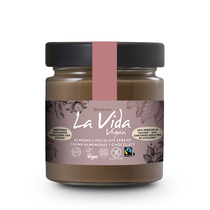 Krem Migdałowo-Czekoladowo-Daktylowy Bezglutenowy BIO 200 g - La Vida 