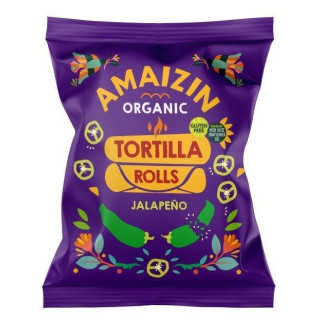 Chipsy Tortilla Kukurydziane Jalapeno Bezglutenowe BIO 100 g - Amaizin