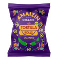 Chipsy Tortilla Kukurydziane Jalapeno Bezglutenowe BIO 100 g - Amaizin