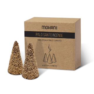 Kadzidełka Stożkowe Palo Santo 6 szt. 20 g - Mohani - Ekochatka