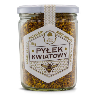 Pyłek Kwiatowy Pszczeli 220 g - Dary Natury - Ekochatka