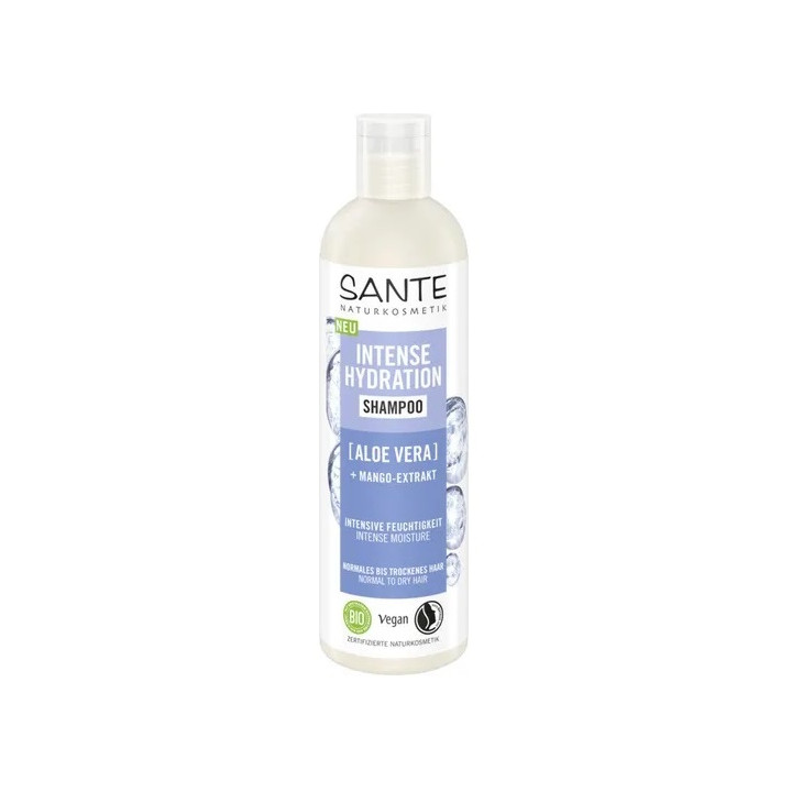 Szampon Nawilżający do Włosów Suchych Aloes i Mango ECO 250 ml - Sante