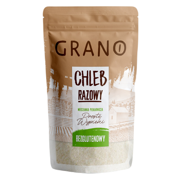 Mieszanka do Wypieku Chleba Razowego Bezglutenowa 500 g - Grano - Ekoc