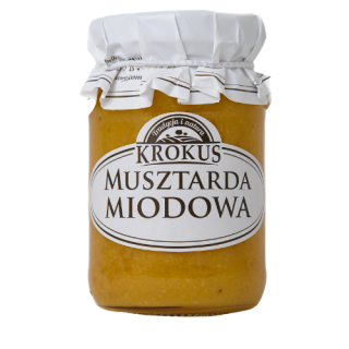 Musztarda Miodowa Tradycyjna 185 g - Krokus - Ekochatka