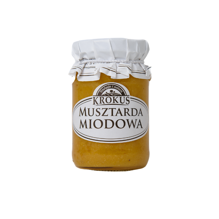 Musztarda Miodowa Tradycyjna 185 g - Krokus - Ekochatka