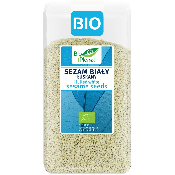 Sezam Biały Łuskany BIO 400 g - Bio Planet - Ekochatka