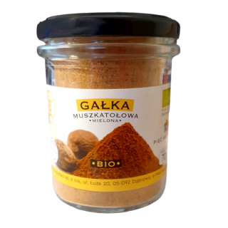 Gałka Muszkatołowa Mielona BIO Bezglutenowa 70 g - Pięć Przemian - Eko