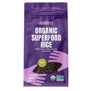 Ryż Jasberry Pełnoziarnisty Bezglutenowy BIO 426 g - Jasberry - Ekocha