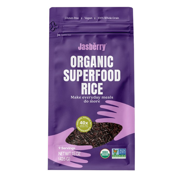 Ryż Jasberry Pełnoziarnisty Bezglutenowy BIO 426 g - Jasberry - Ekocha