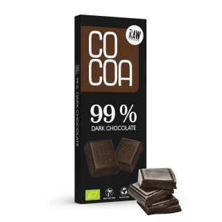Czekolada Gorzka Surowa 99% BIO 40 g - Cocoa - Ekochatka