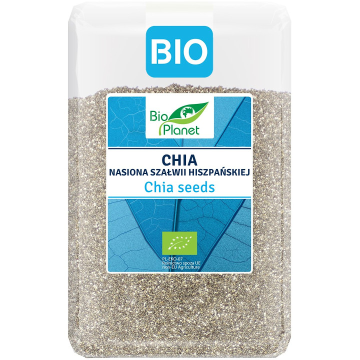 Nasiona Chia BIO 2 kg - Bio Planet - Ekochatka