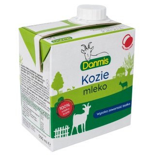 Kozie Mleko UHT 2,5% Tłuszczu 500 ml - Danmis - Ekochatka