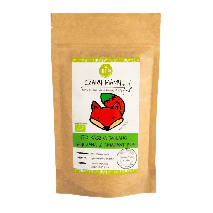 Kaszka Jaglano Gryczana z Amarantusem bez Dodatku Cukrów BIO 200g | HELPA - Ekochatka