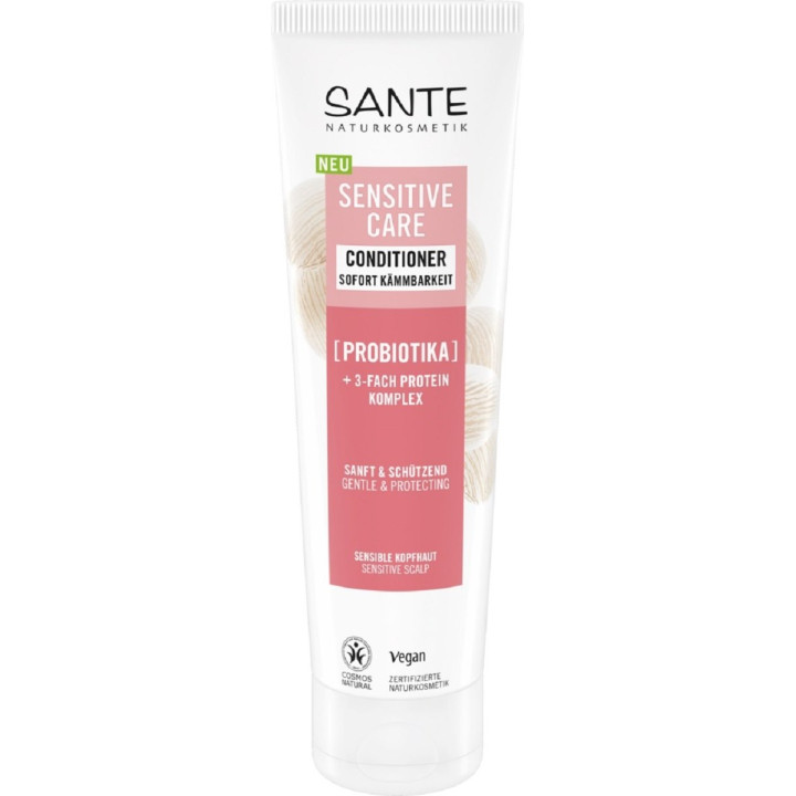 Odżywka do Wrażliwej Skóry Głowy z Probiotykiem ECO 150 ml - Sante - E