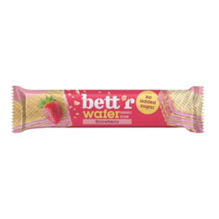 Wafelek z Kremem Orzechowo-Truskawkowym BIO 30 g - Bett'r - Ekochatka