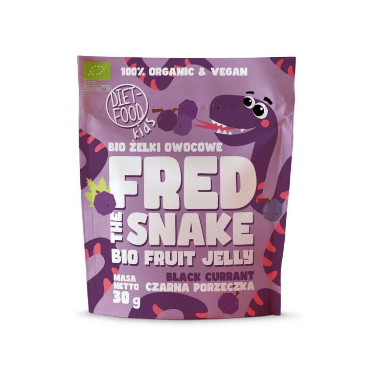 Żelki Owocowe Czarna Porzeczka BIO 30 g - Diet-Food - Ekochatka