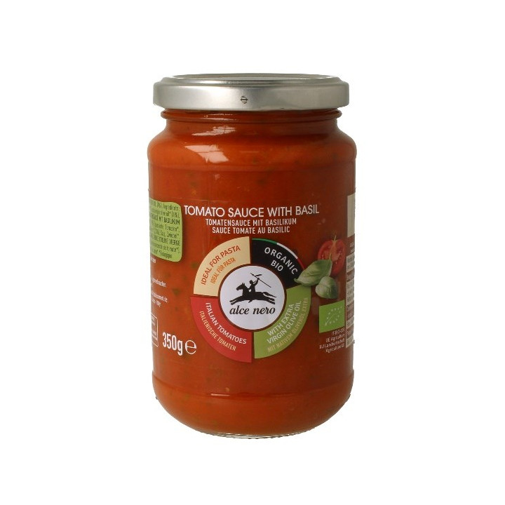 Sos Pomidorowy z Bazylią BIO 350 g - Alce Nero - Ekochatka