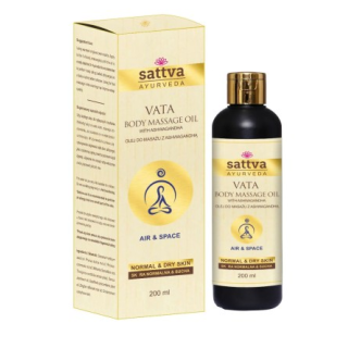 Olej do Masażu Relaksujący z Ashwagandhą 200 ml - Sattva - Ekochatka