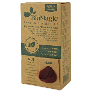 Farba do Wlosow Czerwony Kasztan 4.58 250 g - Biomagic - Ekochatka