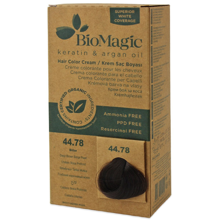 Farba do Wlosow Gleboki Perlowy Braz 44.78 250 g - Biomagic - Ekochatk