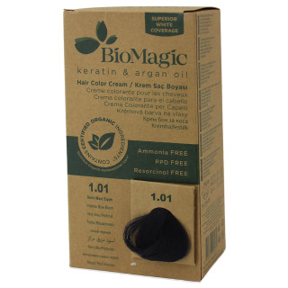 Farba do Wlosow Intensywna Niebieska Czern 1.01 250 g - Biomagic - Eko