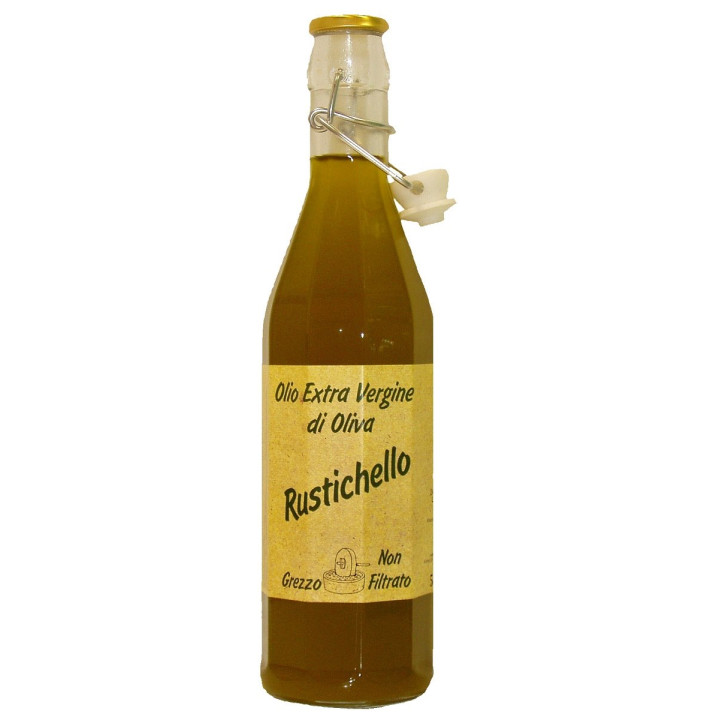 Oliwa z Oliwek Extra Virgin Niefiltrowana 1 l - Rustichello - Ekochatk
