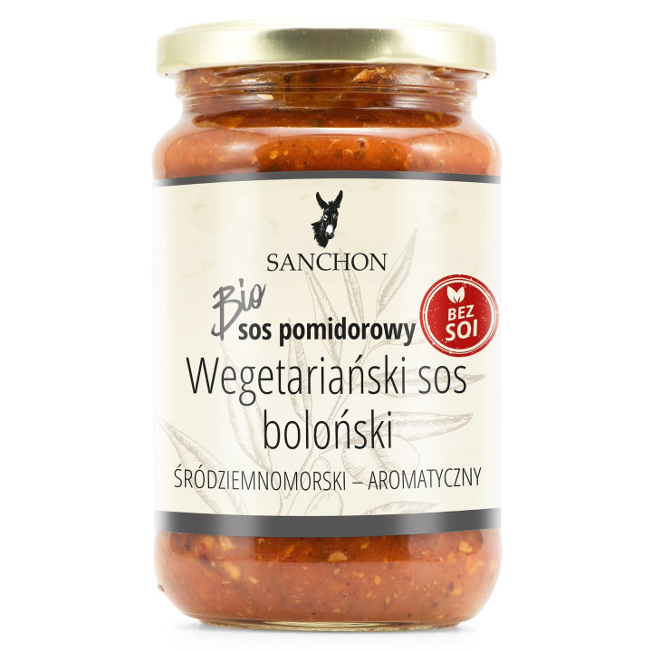 Sos Bolognese Bezglutenowy BIO 330 ml - Sanchon - Ekochatka