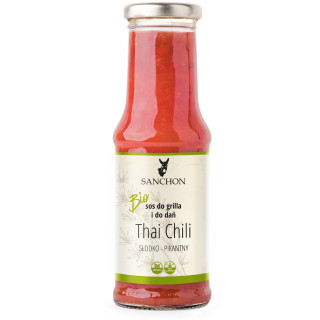 Sos Thai Sweet Chili Bezglutenowy BIO 210 ml - Sanchon - Ekochatka