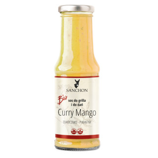 Sos Curry z Mango Bezglutenowy BIO 210 ml - Sanchon - Ekochatka